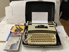 Vintage Smith Corona Coronet Super 12 Coronamatic Typewriter Tan / Case & Extras picture