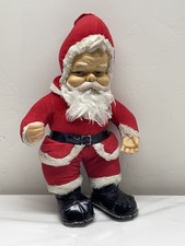 Vintage 1950s Rushton  Star Company Star Coca-Cola Rubber Face Santa Claus - B28 picture