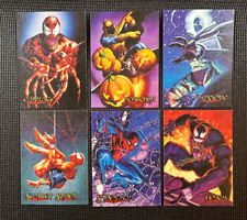 1996 Spider-Man Premium - Canvas - Complete 6 Card Set picture