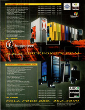 ibuypower AMD Athlon XP PC Computer Vintage Ad Print Flyer 2002 NVIDIA MSI picture