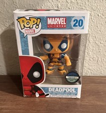 Funko Pop #20 Deadpool 2013 Convention Exclusive Orange Suit picture