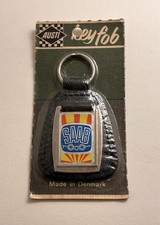 Original Vintage 1960s SAAB Keyring - New Old Stock Austi Key Fob Denmark picture