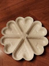 Vintage Heart Shaped Short Bread Cookie Mold/Plate Nice As A Candy Dish picture