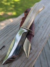 Himalayan Imports Nepal Custom EDC Knife UB Kami LB Bone Tanto Harpoon Sheath 8