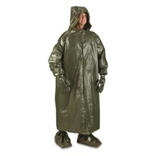 2 Czech Army Chemical Suit Poncho Boot/Leggings Hood Gloves+2 US Glove+2 goggles picture
