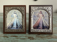 Religious Jesus Wood Desktop Plaque Small 2.5