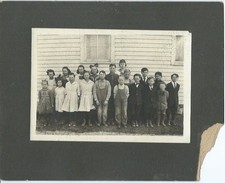 1922 cabinet photo WALTERS SCHOOL Students MASON Ingham County MICH names Vevay picture