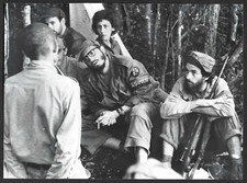 FIDEL CASTRO + CAMILO CIENFUEGOS CUBAN GENERAL COMMANDER 1958 ORIGINAL PHOTO picture