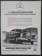 1961 PRINT AD Mercedes-Benz 220SE can do things other cars cannot  picture