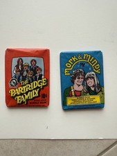 Partridge Family 1971 Topps  Unopened Wax Pack + Mork & Mindy 1978 Topps picture