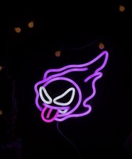 Gastly Neón Light Led Pokémon Card picture