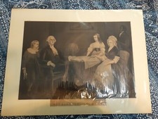 Washington at Home (1867) Original Currier & Ives (Eleanor Parke Custis)  picture