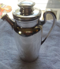 VINTAGE S. F. CO SILVER PLATE MARTINI / COCKTAIL SHAKER WITH HANDLE picture