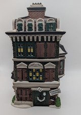 Dept 56 Dickens Village Ebenezer Scrooge's House 58490 Animated Complete Boxed picture