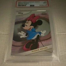 Topps 2025 Topps Chrome Disney Minnie Mouse #28 Refractor PSA 9 picture