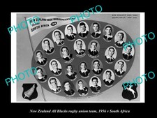 New Zealand All Blacks Rugby Union Team 1956 Sa Tour Old Large Historic Photo picture