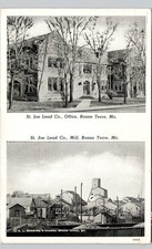 ST JOE LEAD CO bonne terre mo c1950 postcard missouri mining manning picture