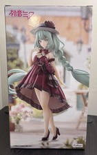 Hatsune Miku FuRyu Trio-Try-iT Outing Dress Red Ver. Figure New - US Seller picture