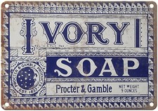 Ivory Soap Procter & Gamble Porcelain Look 12