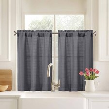 Kitchen Curtains 36 Inch Length Tier 30