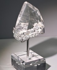 High Clarity Clear Quartz Crystal Polished Freeform Natural Cluster 247g 2.9