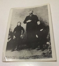 Waino Plutano The Wild Men Of Borneo Black White Photograph 5 3/4 In x 3 7/8 In picture