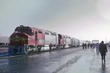ATSF EMD FP45 Nos. 100 & 102 4 x 6 Photo w SUPER C Corwith Yard Chicago Jan 1978 picture
