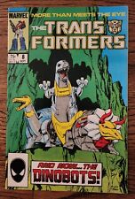 THE TRANSFORMERS ISSUE #8 - 1ST FULL APPEARANCE OF THE DINOBOTS - DIRECT EDITION picture