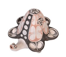 Cochiti Pueblo Pottery Turtle By Juanita Ortiz ca. 2001  5.875