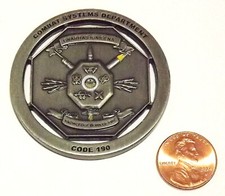 Challenge Coin - US Navy - Combat Systems Department - Code 190 - SRF - Japan RM picture