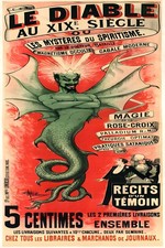Le Diable au XIXe Siècle (1890s) Poster - 24x36” - Rare Reprint 🤯💯 picture