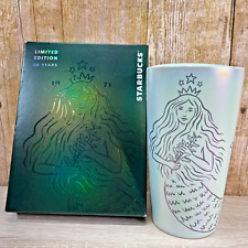 Starbucks Mermaid Anniversary Limited Edition 50 Years Tumbler Travel Mug 12 oz picture