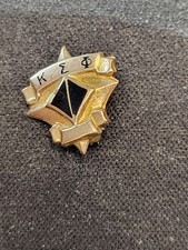 KAPPA SIGMA PHI FRATERNITY LAPEL PIN 10K MACO Stamped vintage picture