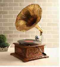 HMV Vintage Gramophone Fully Functional Working Phonograph, win-up record player picture