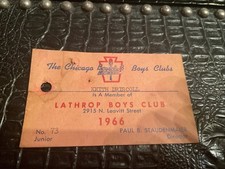 Chicago Boys Club Vintage Card picture