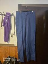 NEW US Army ASU Dress Trousers Lot of 2 DSCP Blue Wool Size 34R & 38S Unaltered picture