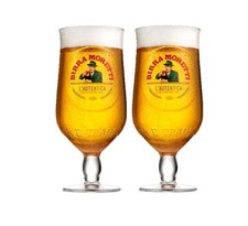 Set Of 2 x Birra Moretti Pint Glasses 20oz Brand New Genuine picture