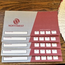  NWA Northwest Airlines Ticket Jackets  and Boarding Passes ++ picture