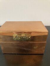 Kahlua Russian Classic Recipe Box Solid Copper Kitchenware Barware Storage  picture