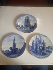VINTAGE. 3 Norelco Delfts Blauw Plates. 7 In. 1967-1969 picture