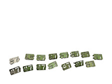 (15) original 1947 Connecticut License Plate yearly tags green color 1.5