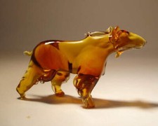 Glass Brown Bear Figurine picture