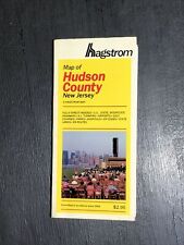 Vintage Hagstrom Map | Streetmap | 1987 | Hudson County New Jersey | Road Map picture