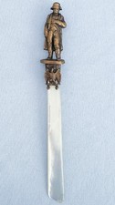 Antique Emperor Napoleon Mother of Pearl Letter Opener  w Glass Stanhope picture