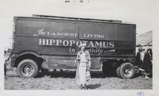 Ringling Bros RBBB Circus Sideshow Truck Rockford IL 1935 - c1960s Photo picture