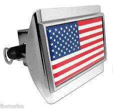 CROSS BASIC LOGO SHINY CHROME DECAL USA MADE PLASTIC  TRAILER HITCH COVER  picture