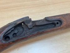 Original Civil War 1862 US BRIDESBURG Musket Wood Stock w Butt Plate picture