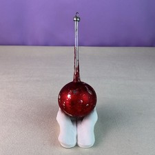 Antique HandBlown Glass Elongated Pike/Neck Ornament*GERMANY*5”H* picture