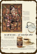 1946 Arthur Szyk Constantinople Art Nescafe Coffee DECORATIVE REPLICA METAL SIGN picture