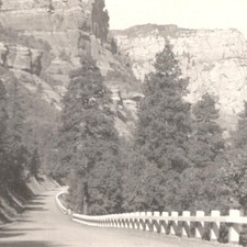 Vintage 1934 RPPC Flagstaff Prescott Oak Creek Canyon Arizona Postcard picture